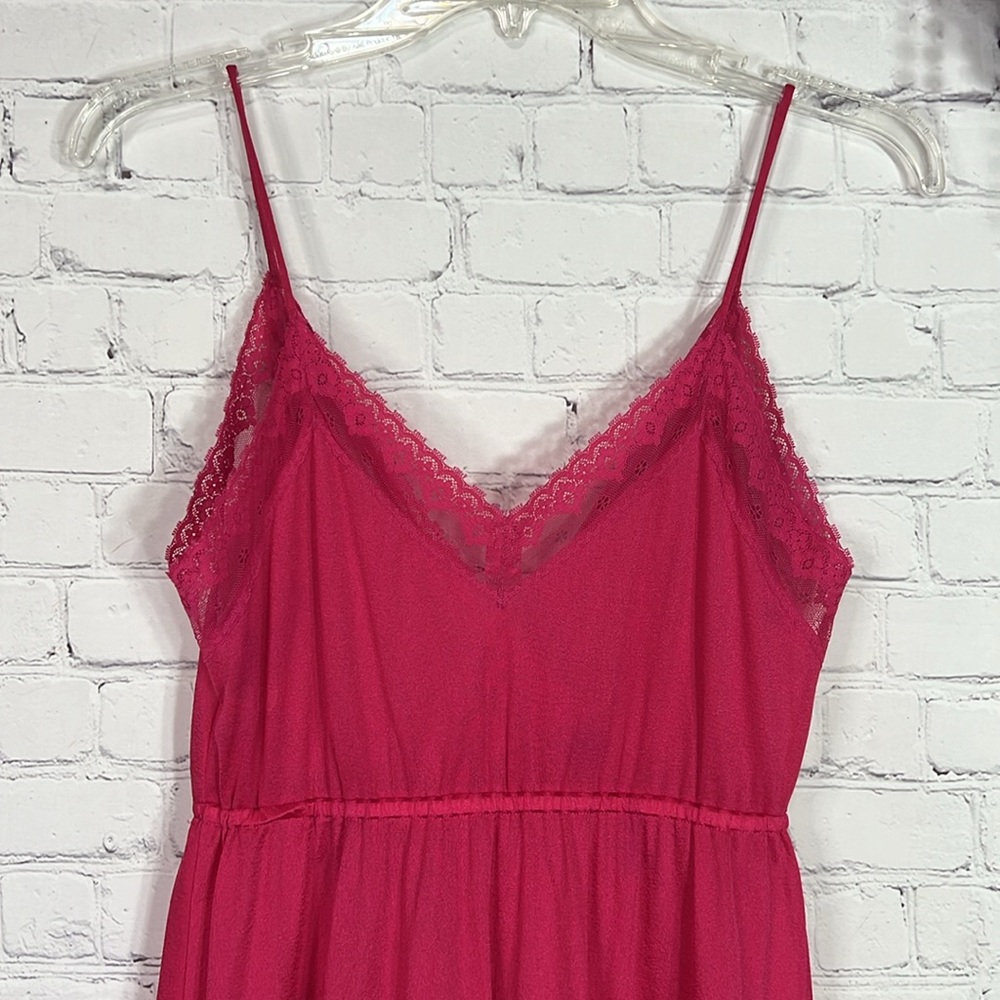 VTG Vanity Fair lace trim open front night gown - Picture 9 of 15